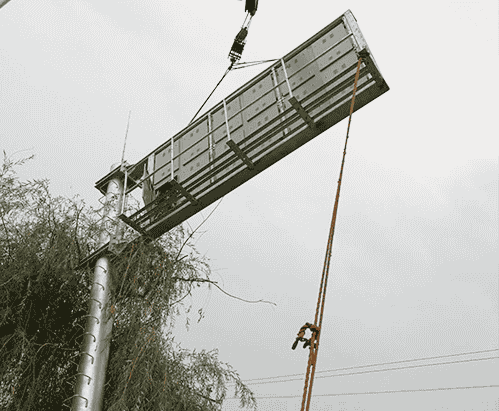 南雄道路LED顯示屏桿